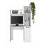 Bureau d'ordinateur Dumas, bureau, blanc