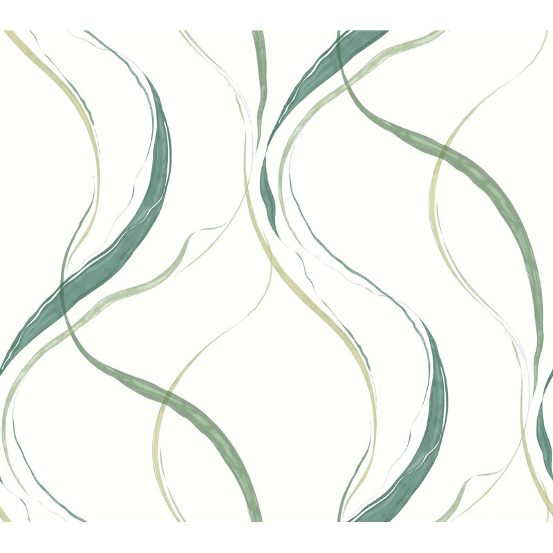 Ink Flow Wallpaper, Green