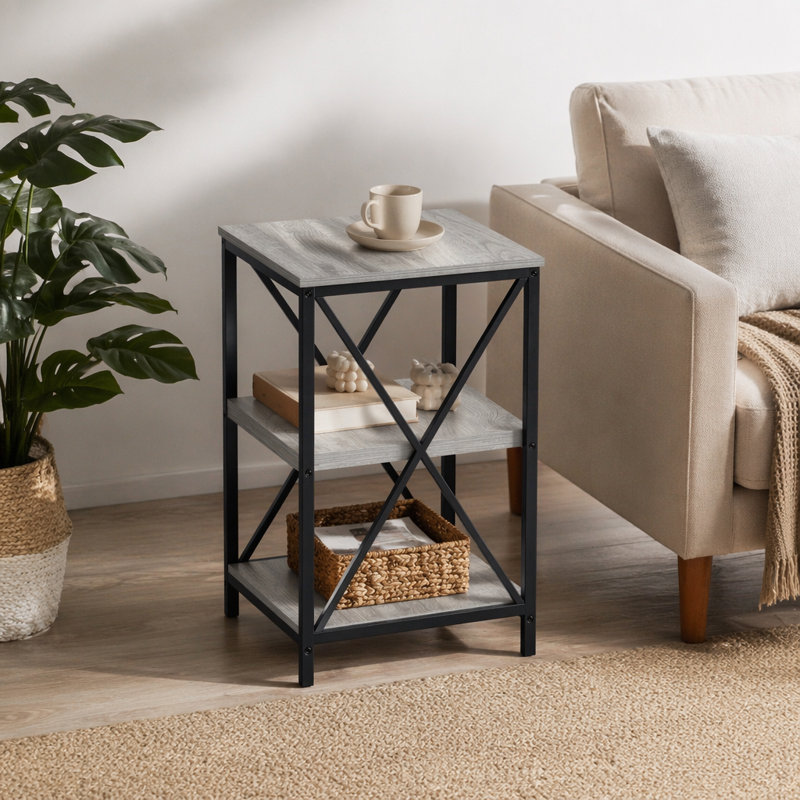 Table d'appoint polyvalente et contemporaine avec construction durable et attrait élégant