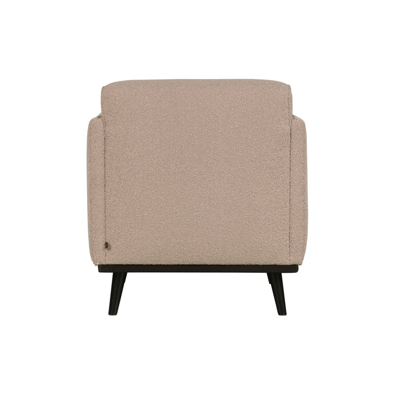 Velvet Armchair, Boucle Chestnut