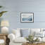 Watercolor Moody Waves, reproduction encadrée sous verre, design par LSR Design Studio-1138368230-1138368231
