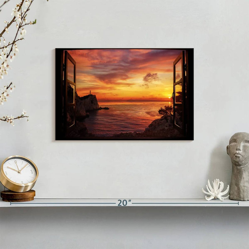Gillard Window To Lighthouse Cliff, 8" H x 12" W