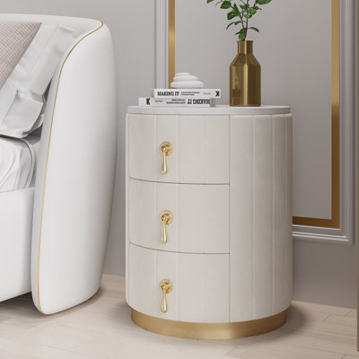 3 Drawer Bedside Table