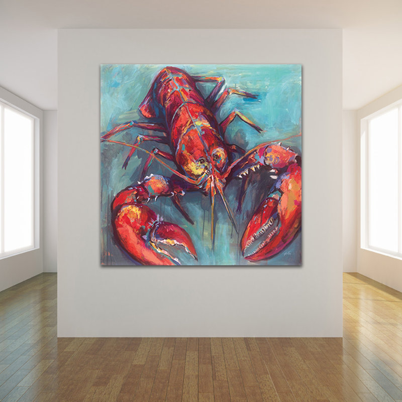 Homard par Jeanette Vertentes, H 12 po x l 12 po