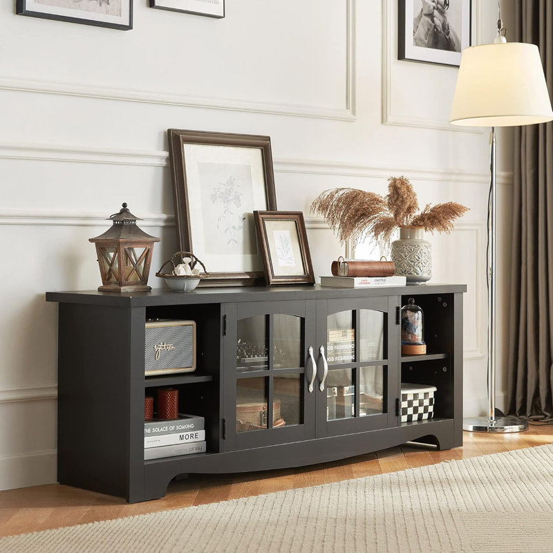 4-Piece Living Room Table Sets, Black