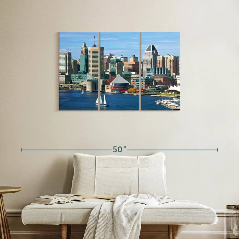 Nicci Inner Harbor Baltimore, 24" H x 38" W