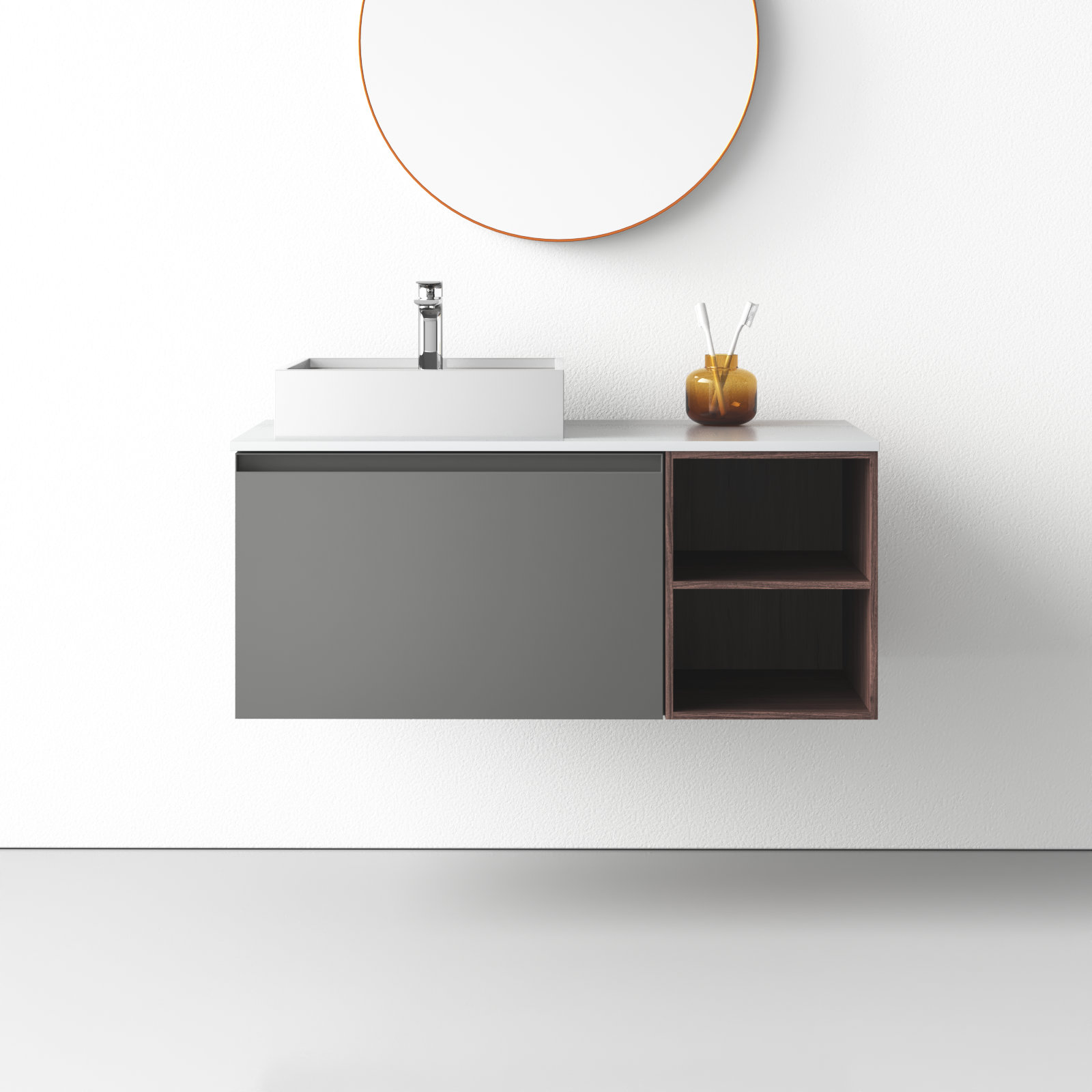 Shelley 42" Cedar Single Bathroom Vanity