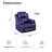 Semi Pu And Pvc Leather Recliner Chair-1491684038