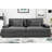 Fedosia 94.49'' Velvet Sofa-732277945