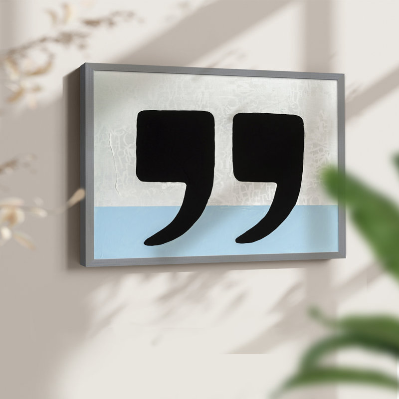Il a dit qu'elle a dit - Reproduction encadrée - Restickable, Gris, H 22 po x l 28 po