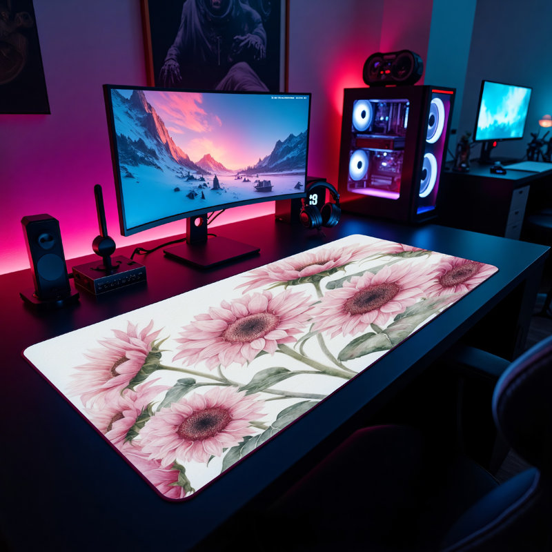 Polyester Desk Pad, 23.6x13.8