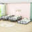 Etleva Full Over Full Over Full Triple / Quad Bunk Bed with Slide-869932662