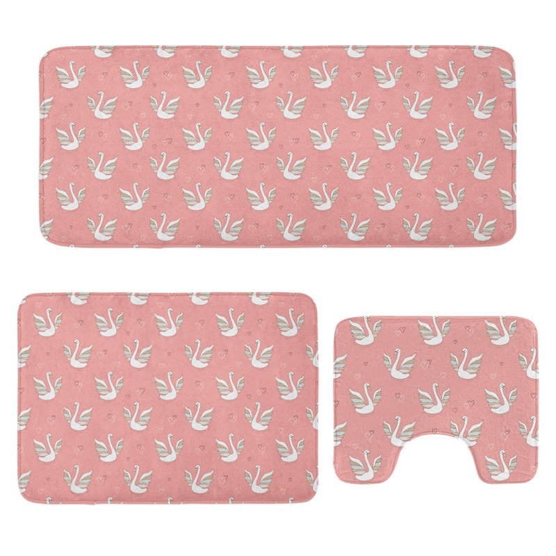  Multicolore ensemble de tapis en U et rectangulaires Swan