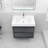 30'' Single Bathroom Vanity with Acrylic Top-1316012025