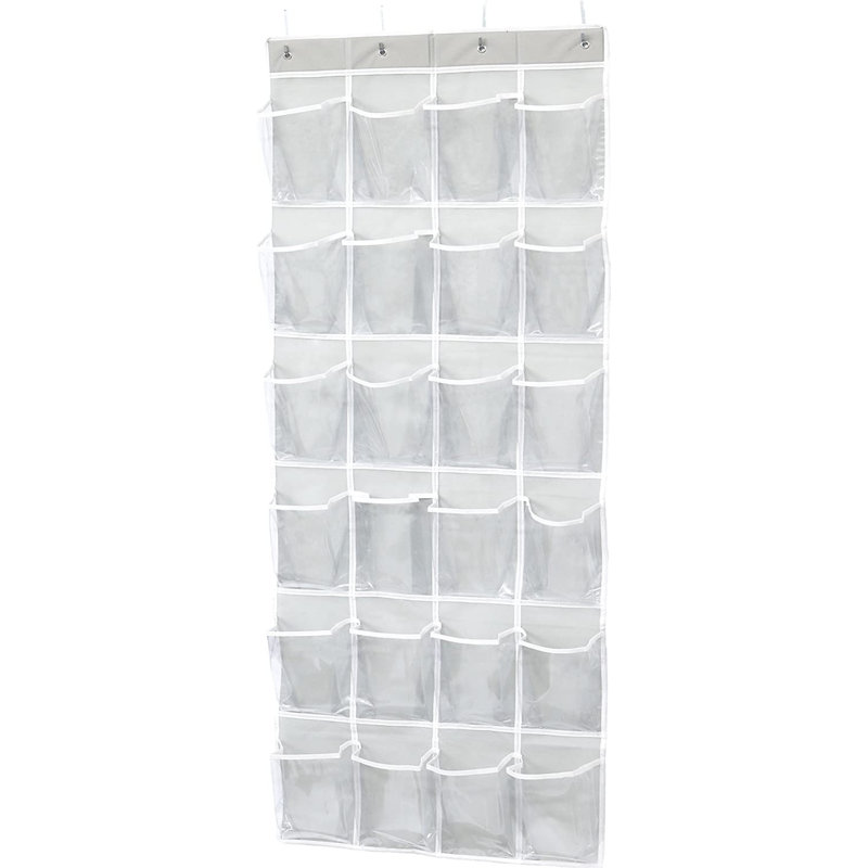 24 Pair Stackable Hanging Shoe Organizer