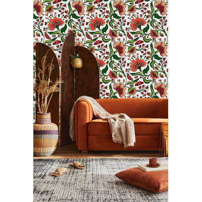 Peel & Stick Floral Tile