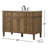 Rivers 48 " W Freestanding Standard Free Standing 1 Single Vanity Bathroom Vanity With Carrara Marble Top-73360010