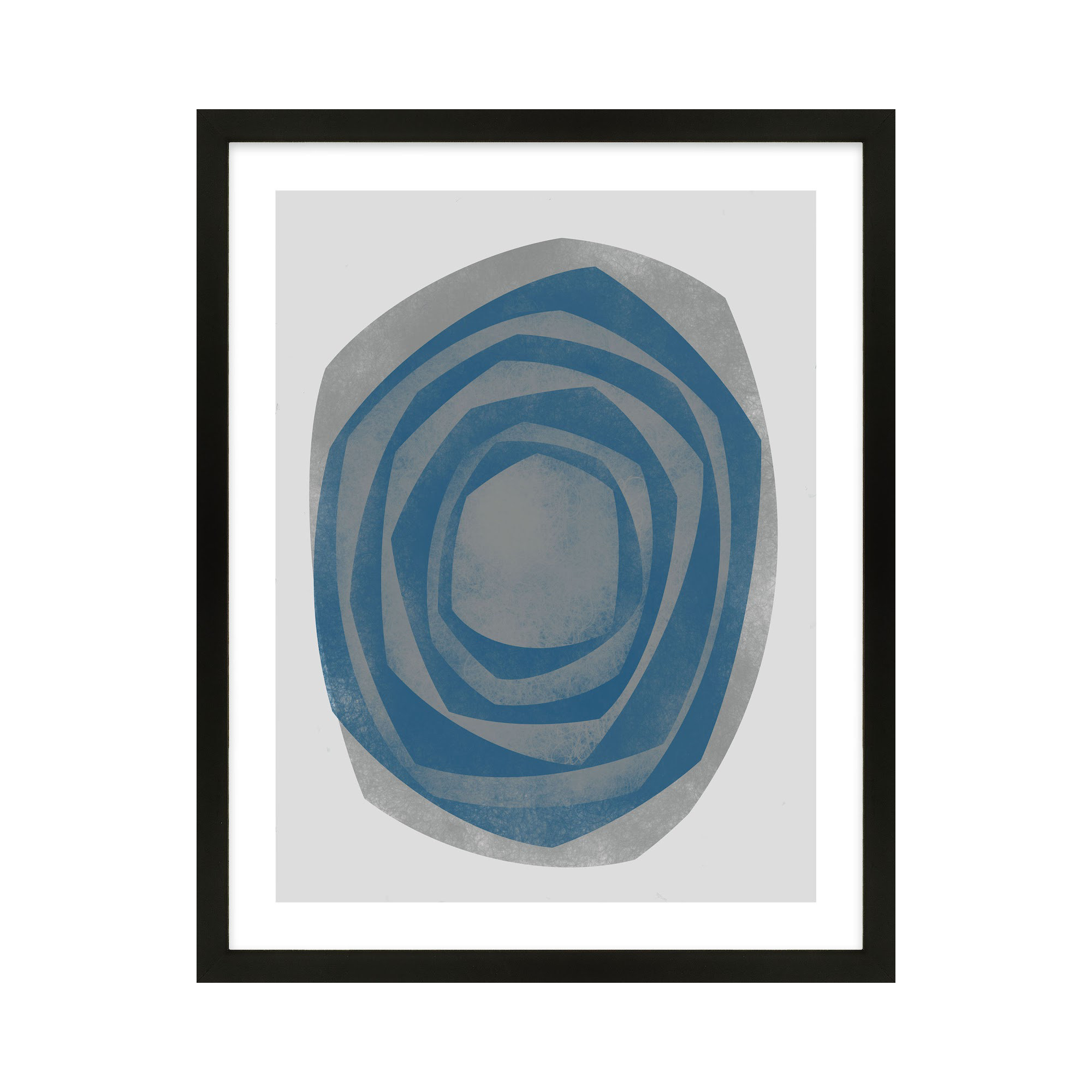 Vertigo 3 by Jacques Pilon, 50" H x 40" W x 1.25" D, Black