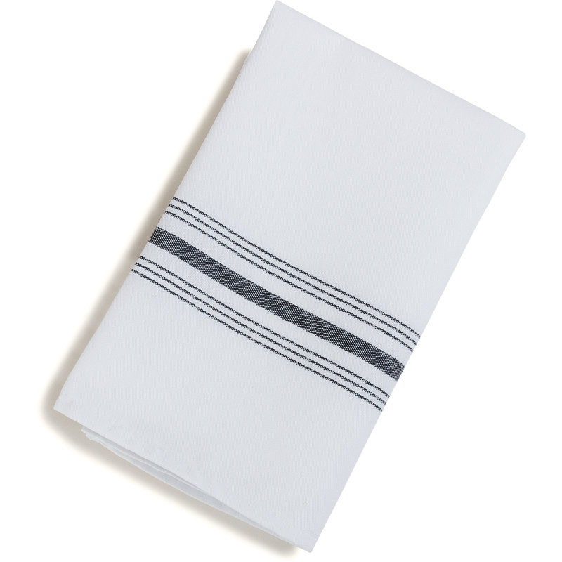 Serviette 22 "Karine, Noir