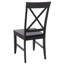 Chaise d'appoint à dossier en X Cierra-1016120000