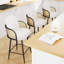 Tabouret de bar 26 po Mid-Century-164180805-136659847