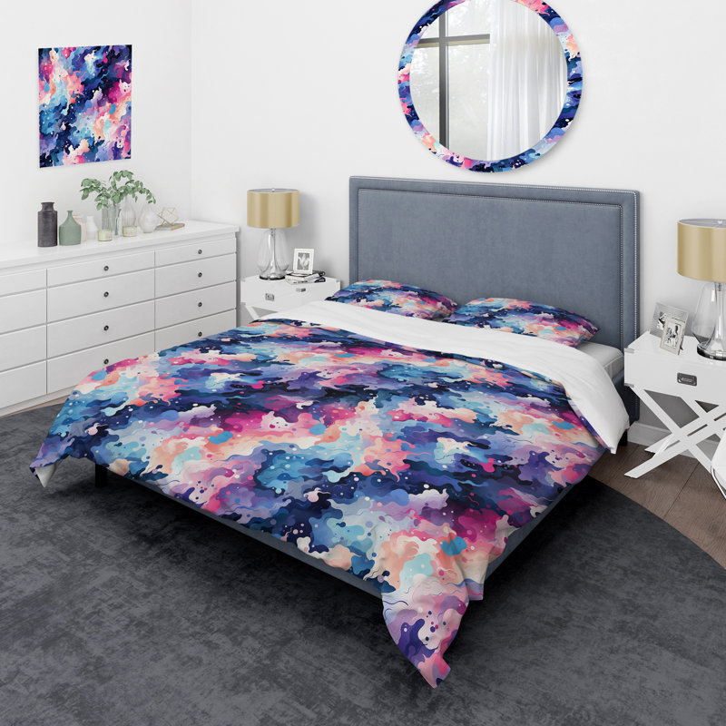 Ensemble de housse de couette Celestial Disguise, Housse de couette pour très grand lit et 2 très