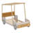 Car Bed With Pillow, Ceiling Cloth And LED-1431013948