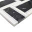 Esplanade 13x13 Basketweave Polished Marble Mosaic Tile-1392156986