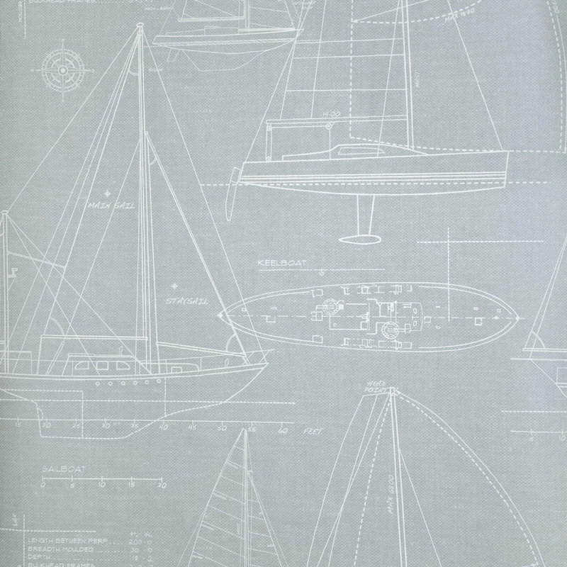 Rouleau de papier peint bleu marine