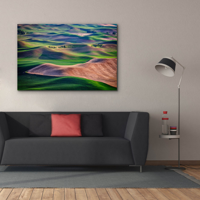Epic Graffiti 'Undulation' by Rick Berk Canvas Wall Art, 60" x 40"