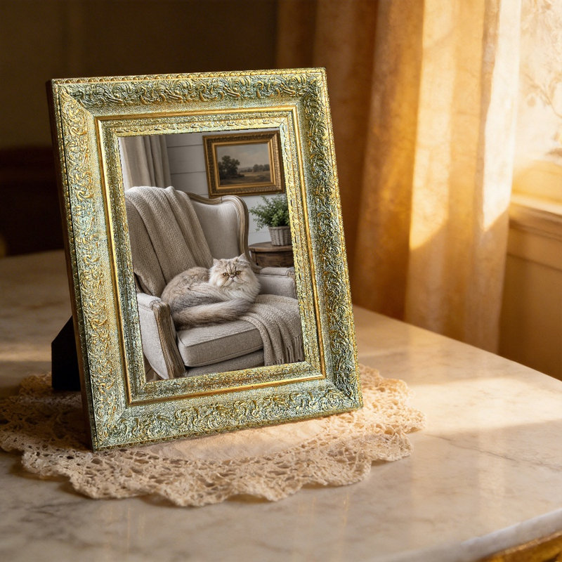 Cadre photo décoratif à 3 pièces 8 "x 10" Antique Gold, Antique Gold, 3, 8" W x 10" H