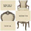 Chaise avec accoudoirs Latisha