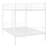 Full Over Bunk Bed, White - Sleek Appearance, Construction, Easy Assembly For All Users Modern Streamlined Frame, Space Efficient, Accommodates Multiple People Comfortably-1221953683-1221953692