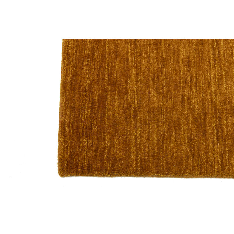 Eleuterio Hand Loomed Gabbeh Rug, 100% Wool, Solid Color, Fade & Stain Resistant, Durable, All Sizes, India-Made.