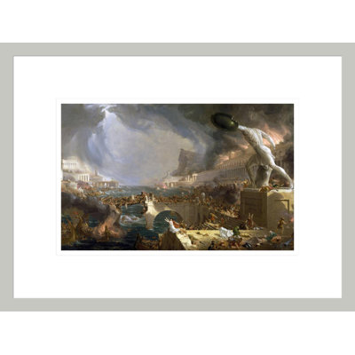 «The Course of Empire - Destruction» par Thomas Cole, impression giclée sur cadre