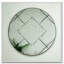 Round Wall Mounted Mirror Vintage Industrial Design Versatile Home Decor