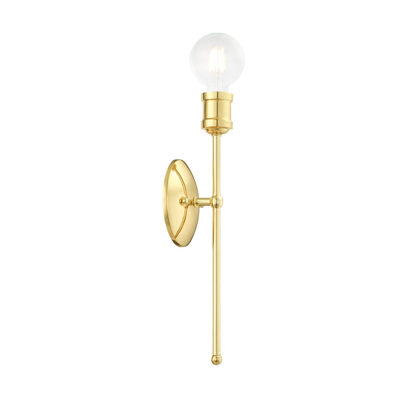 Lounell Steel Wallchiere, Antique Brass