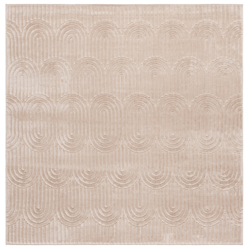 Henal Performance Solid Color Rug, Square 6'7"