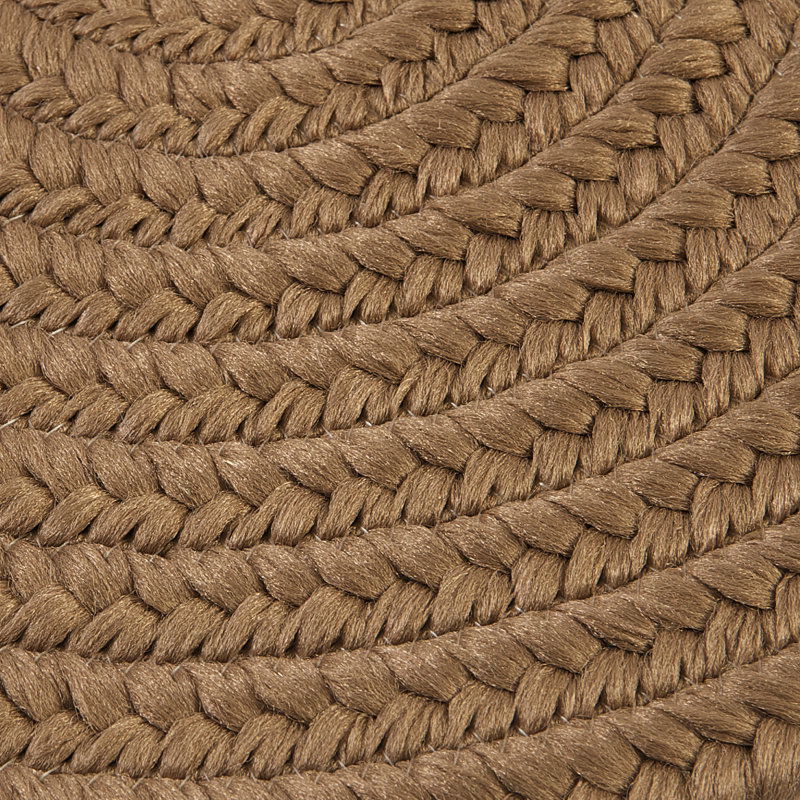 Tapis décoratif intérieur/extérieur brun mcneël, Ovale 5 pi x7 pi