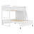 Eyoas Twin over Full 6 Drawer L-Shaped Bunk Beds Bed with Shelves by Harriet Bee-40503984