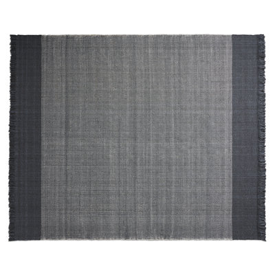 Headwind Striped Area Rug in Charcoal