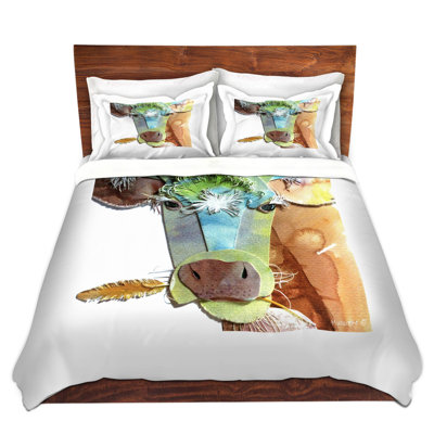 Ensemble de housse de couette cow