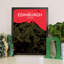 Edinburgh City Map - No Frame Print-43475317