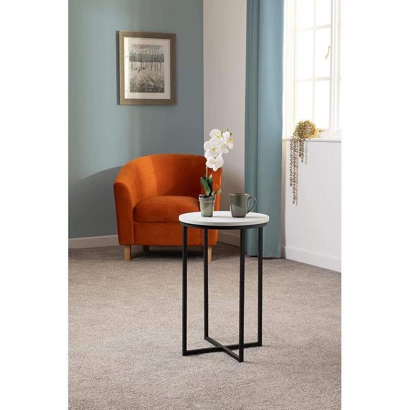 Sebastiao Side Table, Black