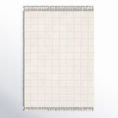 Hand-Woven Geometric Rug
