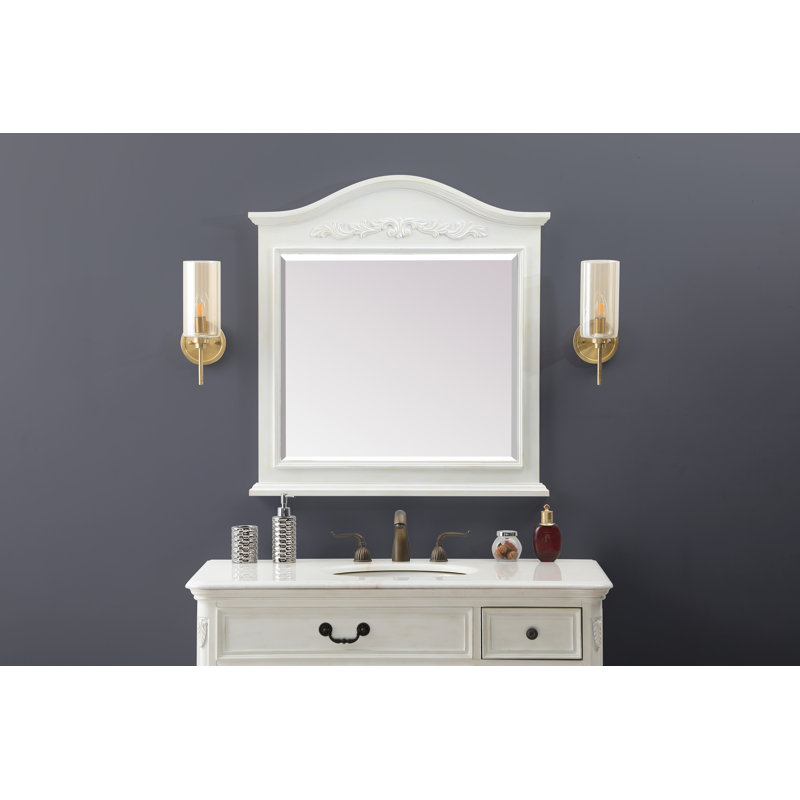 Miroir Wixom, Blanc antique