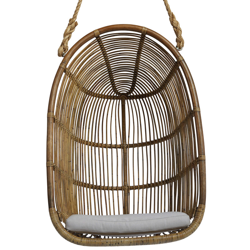 Renoir Originals Swing Chair, Antique, White Canvas