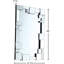 Reshawn Glam Beveled Accent Mirror