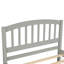 Base de lit simple avec lit gigogne en bois