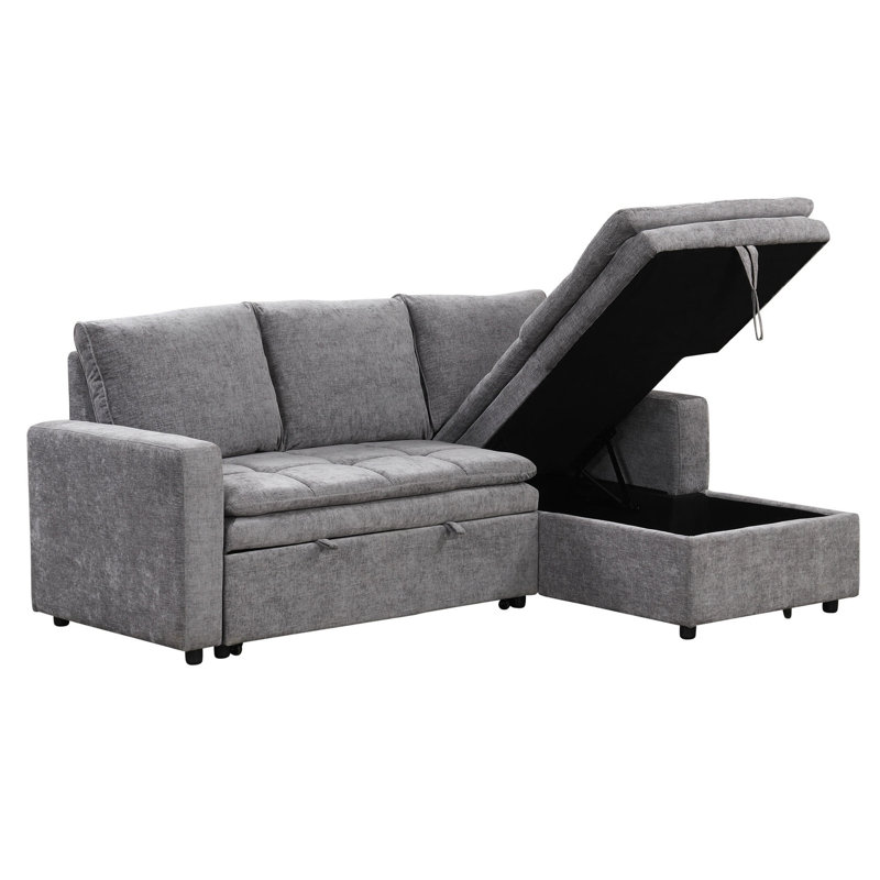Lit convertible avec espace de rangement pratique - Mobilier polyvalent
